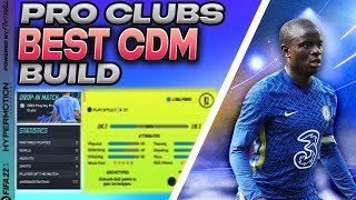 BEST CDM Build amp Traits on FIFA 22 Pro Clubs [upl. by Saimerej]