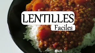 LENTILLES FACILES [upl. by O'Driscoll]