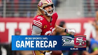 Deebo 49ers CRUISE to 10th win of the SEASON  Game Recap  CBS Sports [upl. by Edlin]