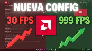 🔥Optimizar drivers de AMD para ganar FPS 🔧 [upl. by Aztiray]