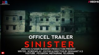 SINISTER  OFFICIAL TRAILER  SIDDHU FILMS [upl. by Gildus]