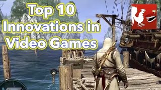 Countdown  Top 10 Innovations in Video Games  Rooster Teeth [upl. by Ainotahs66]