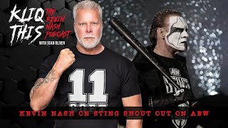 Kevin Nash on Sting shouting him out on AEW TV [upl. by Papagena]