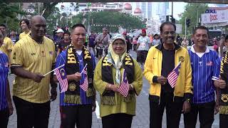 DBKLTV DATUK BANDAR MENYANTUNI KL CAR FREE MORNING LARIAN PESTABOLA MERDEKA WALKABOUT THINK CITY [upl. by Ainoloppa]