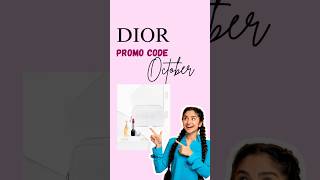 DIOR promo code October 2024 😍 JUST IN jadore beauty gwp [upl. by Eiramanig]