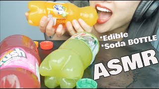 ASMR EDIBLE SODA BOTTLE SOFT RELAXING EATING SOUNDS NO TALKING  SASASMR [upl. by Archibald]