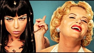 Cleopatra vs Marilyn Monroe Epic Rap Battles of History [upl. by Aytak]