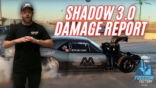 Shadow 30 Damage Report from Hitting Cleetus’ Crown Vic [upl. by Sib433]