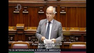 ALBANIA IL MINISTRO DELL’INTERNO PIANTEDOSI RISPONDE AL QUESTION TIME ALLA CAMERA DEI DEPUTATI [upl. by Dnomsed]