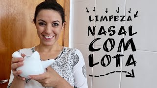 Limpeza Nasal  Jala Neti  Sutra Neti  Krya Yoga [upl. by Halle]