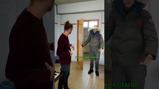 POV neve e scuola prof scuola sketch gag humor comedy neve natale christmas [upl. by Rimaj]