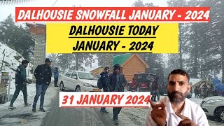 Snowfall in Dalhousie in January 2024  Snowfall in Dalhousie Today  Snowfall in Dalhousie 2024 [upl. by Jephum]