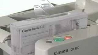 Canon Cheque  CR  Scanner  CR180  wwwsomnetcoin [upl. by Sisco307]