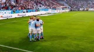 Malmö FF vs Sparta Prag Tor Markus Rosenberg 20 06082014 [upl. by Barbabas315]