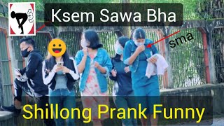 Fart in Public😂 Shillong Prank Ksem pait patlun poh🤣🤣MonVlogs [upl. by Anifad325]