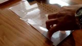 Self Adhesive Laminating Sheet Tutorial [upl. by Latsirc]