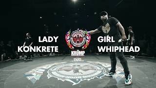 Lady Konkrete vs Girl Whiphead  Female Top 18  EBS World Final 2019 [upl. by Wolram]