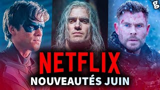 NETFLIX  NOUVEAUTÉS en JUIN   de 50 Films et Séries [upl. by Anoyet100]