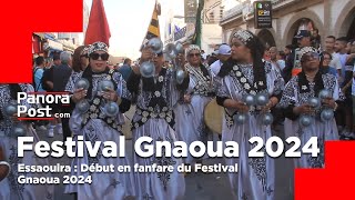 Essaouira  Début en fanfare du Festival Gnaoua 2024 [upl. by Akinas]