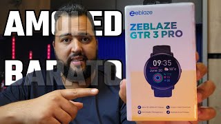 ZEBLAZE GTR 3 PRO  Smartwatch Baratinho com TELA AMOLED Relógio Completo [upl. by Foscalina]