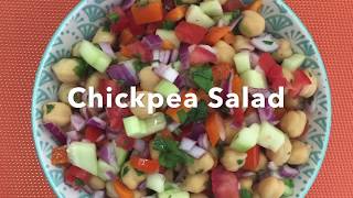 Cooking Chickpeas in Instant pot  Chickpea Salad  Video  10 [upl. by Durant]