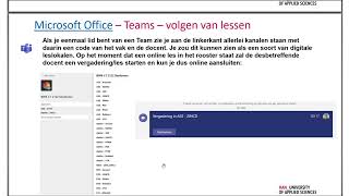 DLO 12 MSTeams online lessen [upl. by Ailil19]