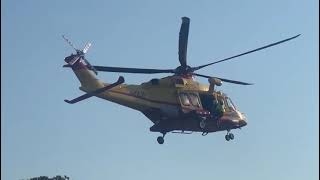 Elicottero in azione per un soccorso a Cala Luas Cardedu [upl. by Jillane]