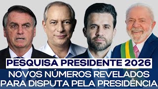 PESQUISA PRESIDENTE NOVOS NÚMEROS PARA ELEIÇÕES EM 2026 [upl. by Seena]