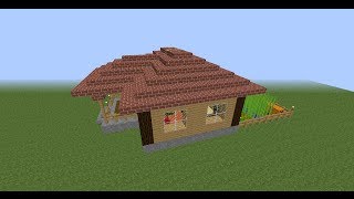 Minecraft házak  Egyszerű Designos ház [upl. by Farah]