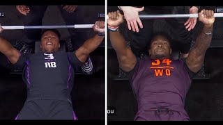 NFL Combine Bench Press Compilation [upl. by Kraft]