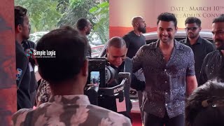 Tovino thomas mass entry aadujeevitham music launch [upl. by Maisie]