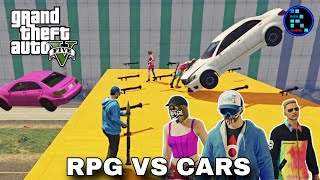 GTA V  RPG VS CARS SUPER FUNNY MATCH [upl. by Eiznil]