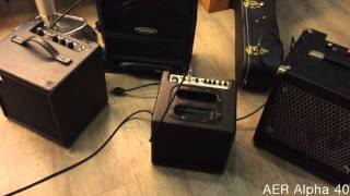 Henriksen Polytone AER Jazz Amp Comparison [upl. by Kenward93]