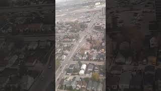 Flight Calgary  Winnipeg by Westjet Landing travel Canada calgary alberta westje [upl. by Maris257]