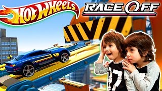 HOT WHEELS RACE OFF 😱 DESASTRE 😱 EN EL DESAFIO SUPERCARGADO Juegos y Aplicaciones para niños [upl. by Urata]