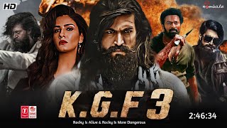 Kgf 3 Full Movie In Hindi Dubbed Update  Yash  Rana Daggubati  Kgf 3 Trailer  New South Movie [upl. by Dewar341]