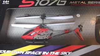 Syma S107 S107G Micro Best Mini Helicopter by RC Toys Unboxing Review [upl. by Enert]