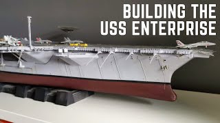 Tamiya 1350 USS Enterprise CVN65 Scale Model Kit [upl. by Occer]