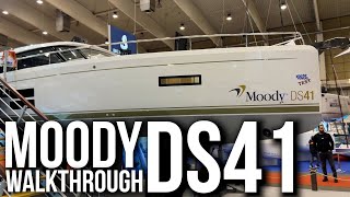 Moody DS41 Walkthrough Tulln Boat Show Austria [upl. by Yrahk]