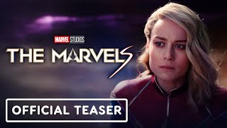 The Marvels  Official Teaser Trailer 2023 Brie Larson Teyonah Parris Iman Vellani [upl. by Dronel473]