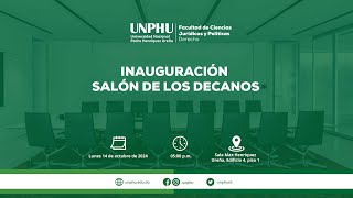 Inauguración quotSalón de los Decanosquot [upl. by Donny]