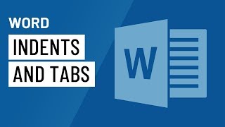 Word Indents and Tabs [upl. by Titus207]