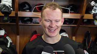 Brady Tkachuk Drake Batherson Jacob BernardDocker Josh Norris Travis Green Pregame Media vs VGK [upl. by Sokul317]