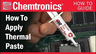 CircuitWorks Thermal Paste HowTo Video [upl. by Lynnell]