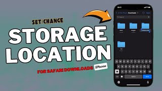 How to Set Change the Safari Downloads Location on iPhone iOS 18  UPDATED [upl. by Treb501]