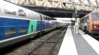 TGV duplex en gare de lEst [upl. by Dnalrag]