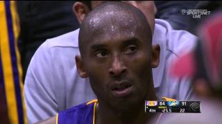 Kobe Bryant gives Mike Brown the death stare [upl. by Atinev]