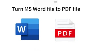 Save Word Document As PDF [upl. by Dearborn112]