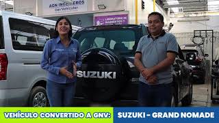 SUZUKI GRAND NOMADE CONVERTIDO A GNV CON TANQUE NEGRO 👨‍🏭🚙 [upl. by Akived]