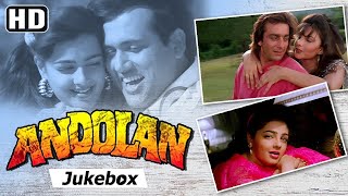 Andolan Movie Songs  Audio Jukebox  Govinda Sanjay Dutt Mamta Kulkarni  90s Movie Songs [upl. by Habas]